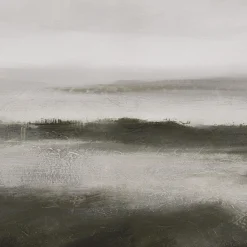 Outlet Bouclair Gel-Embellished Natural Landscape Framed Art