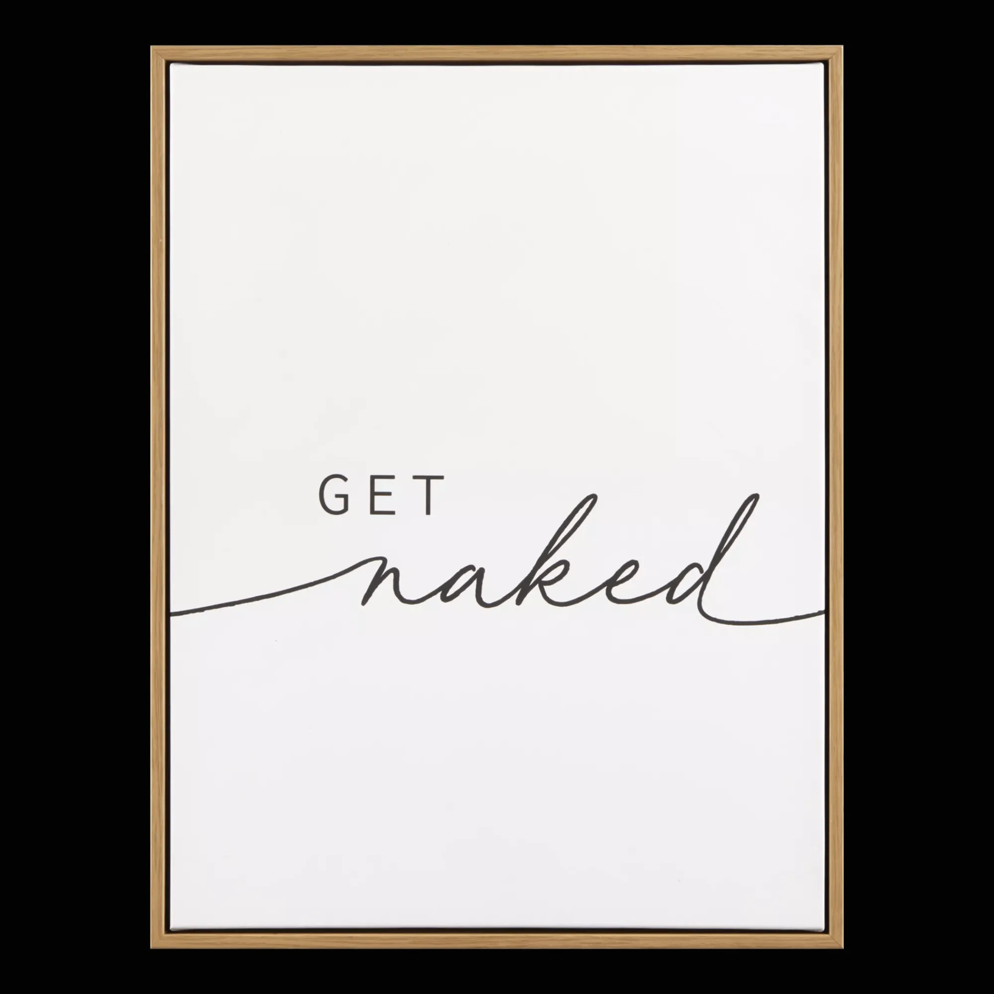 Sale Bouclair Get Naked Framed Art