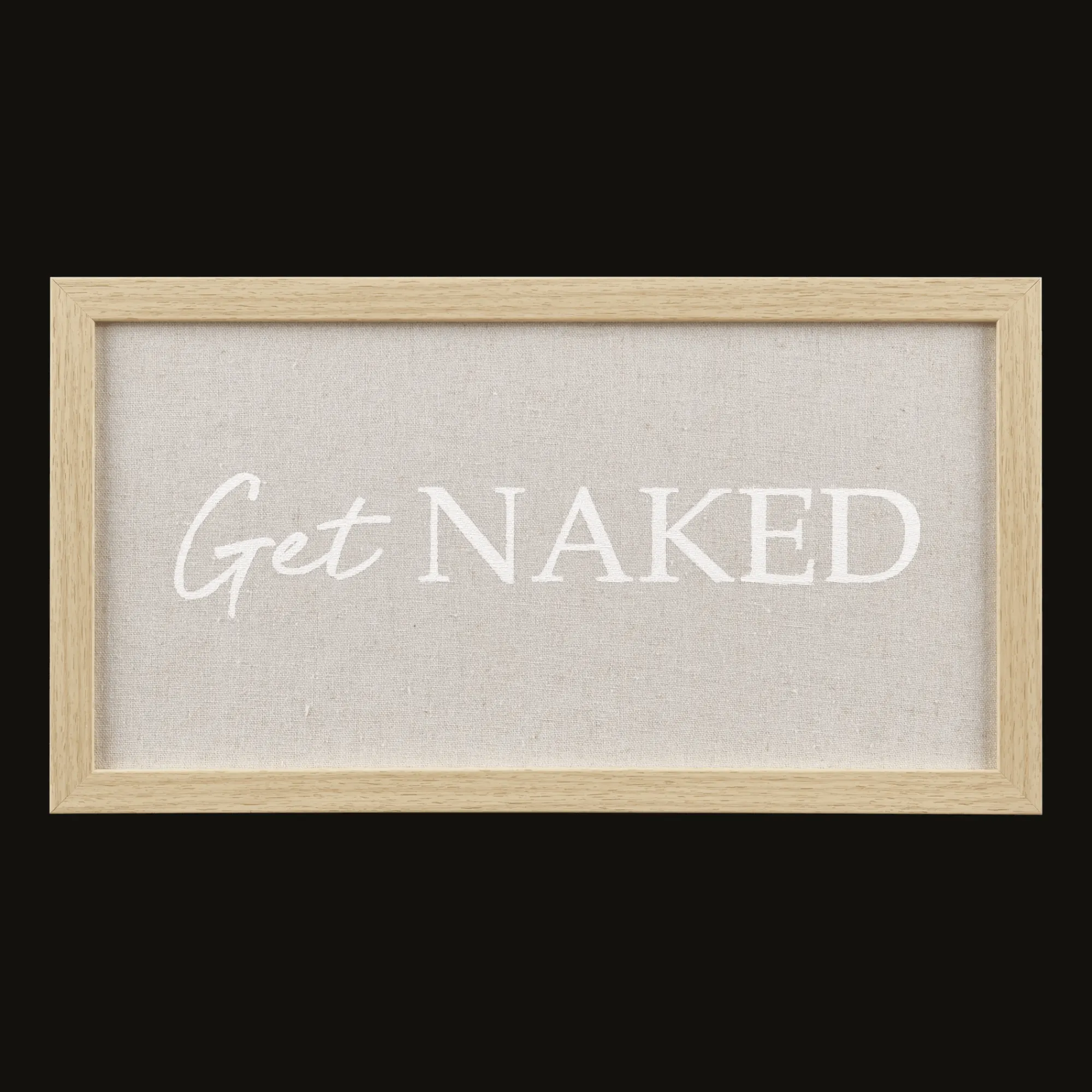 Hot Bouclair Get Naked Framed Art Printed