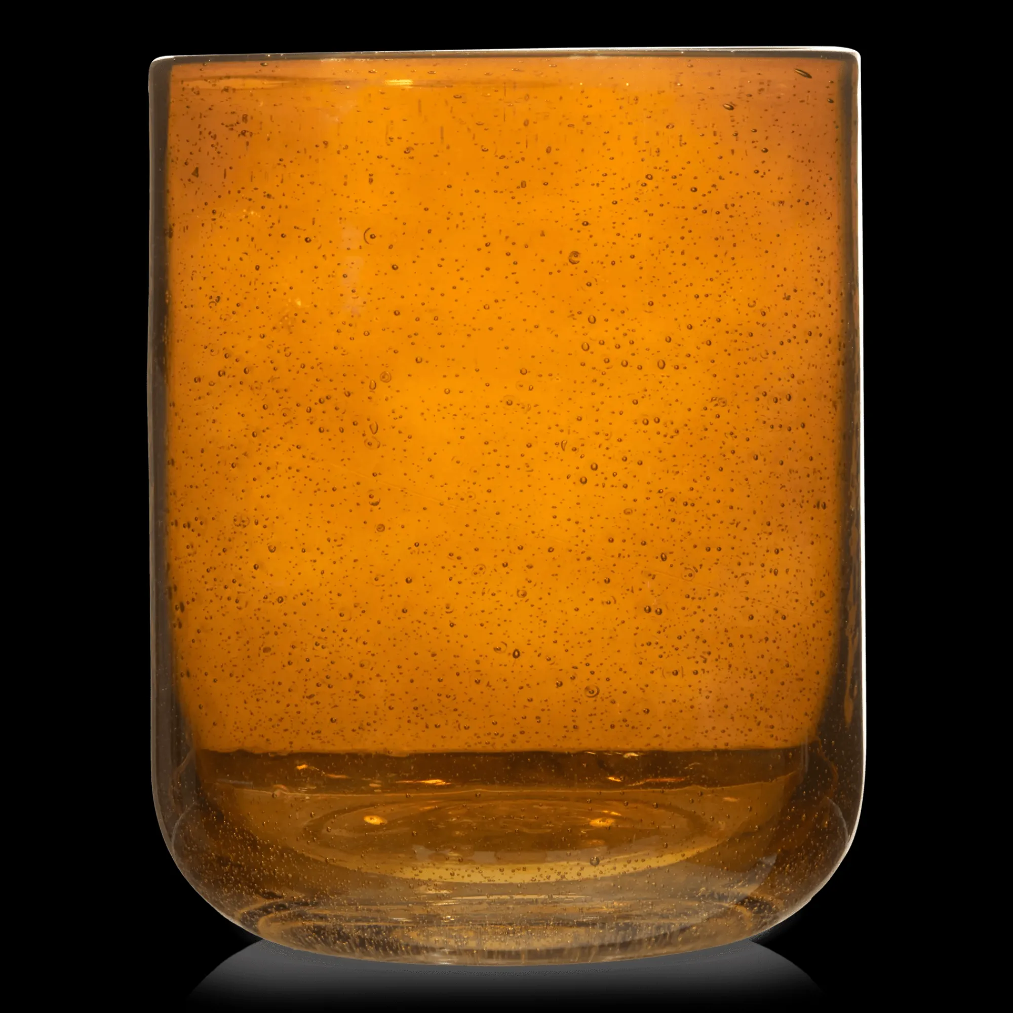 Outlet Bouclair Glass Amber Candle Holder