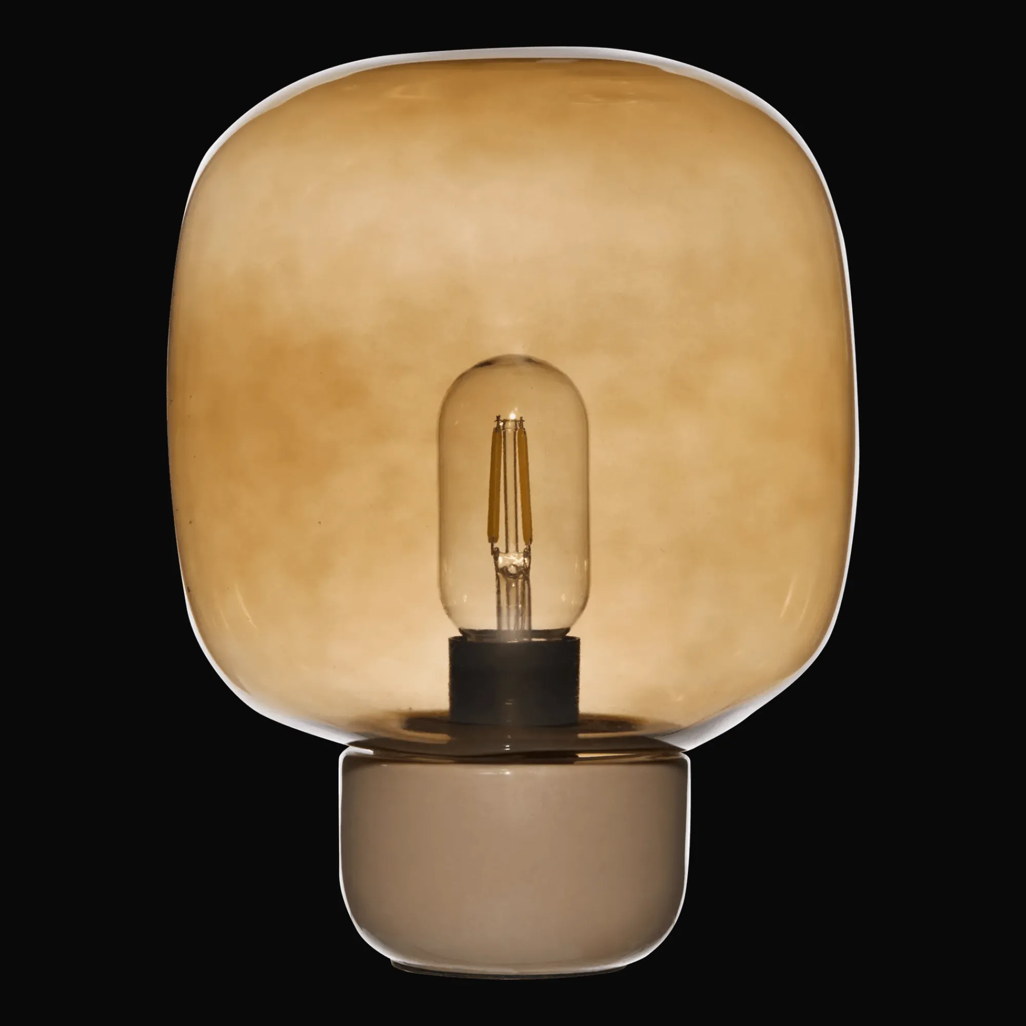 Online Bouclair Glass and Ceramic Table Lamp