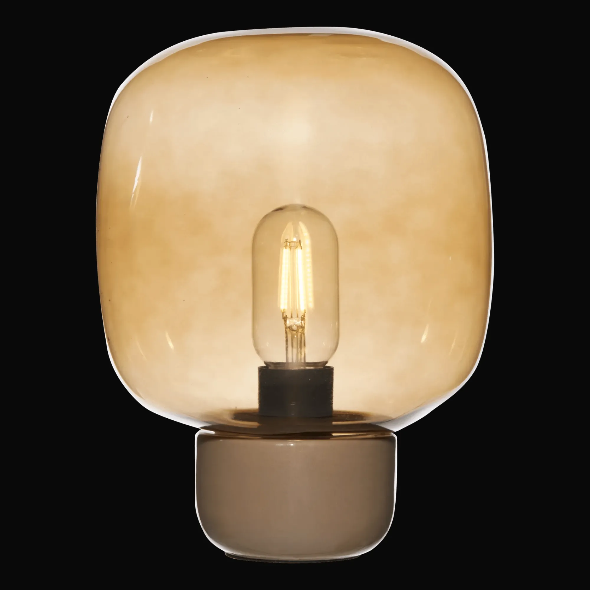 Online Bouclair Glass and Ceramic Table Lamp
