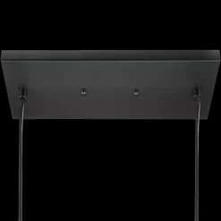 Best Bouclair Glass and Metal Ceiling Lamp