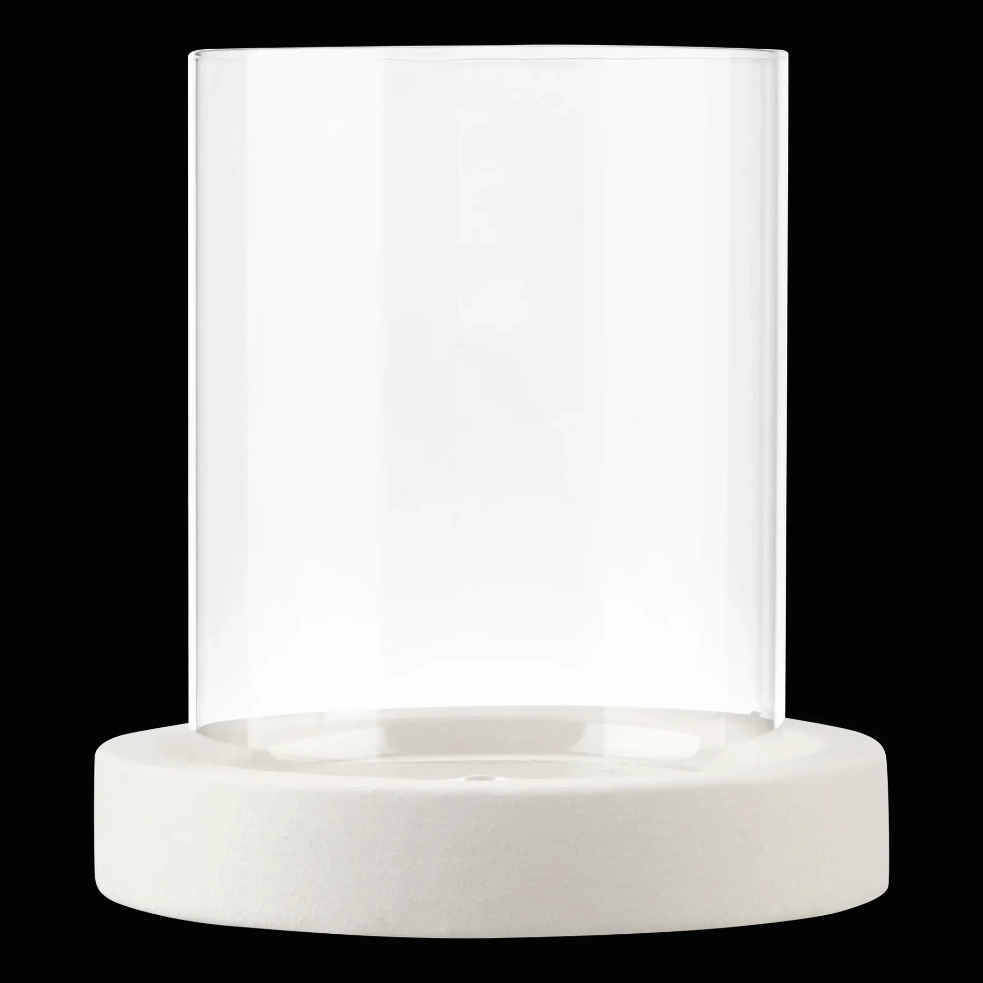 Outlet Bouclair Glass Candle Holder with Ceramic Base