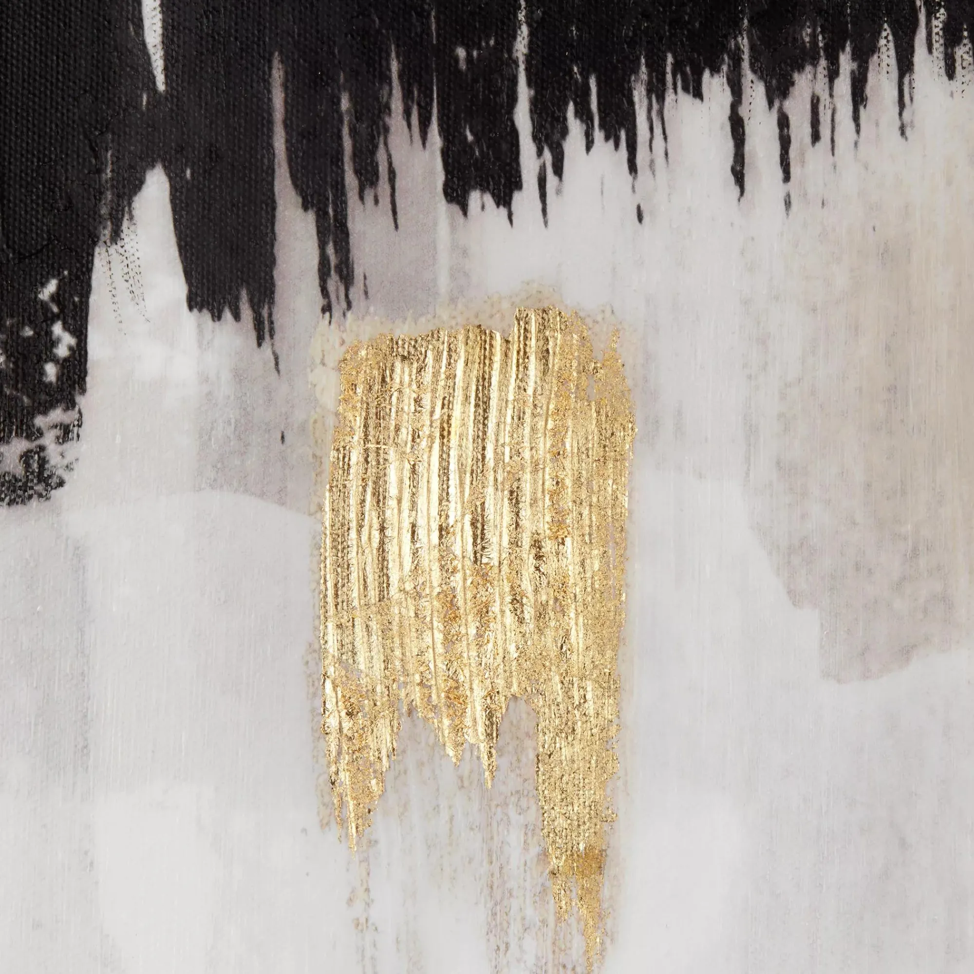 Sale Bouclair Gold Abstract Printed Framed Art