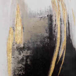 Sale Bouclair Gold Abstract Printed Framed Art