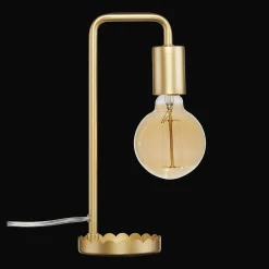 Online Bouclair Gold Table Lamp With Scalloped Base