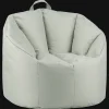 New Bouclair Green Canvas Bean Bag