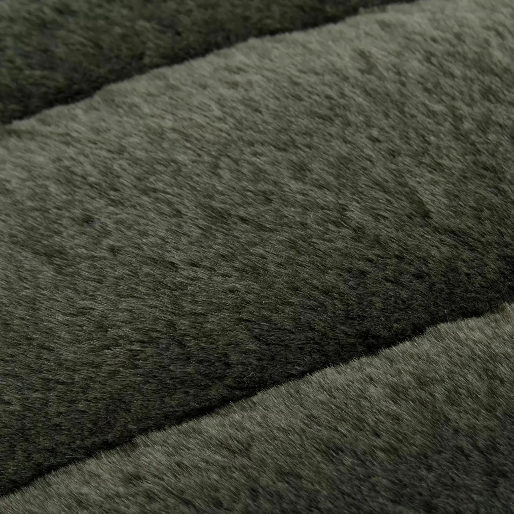 Hot Bouclair Green Cougar Faux Fur Throw Pillow