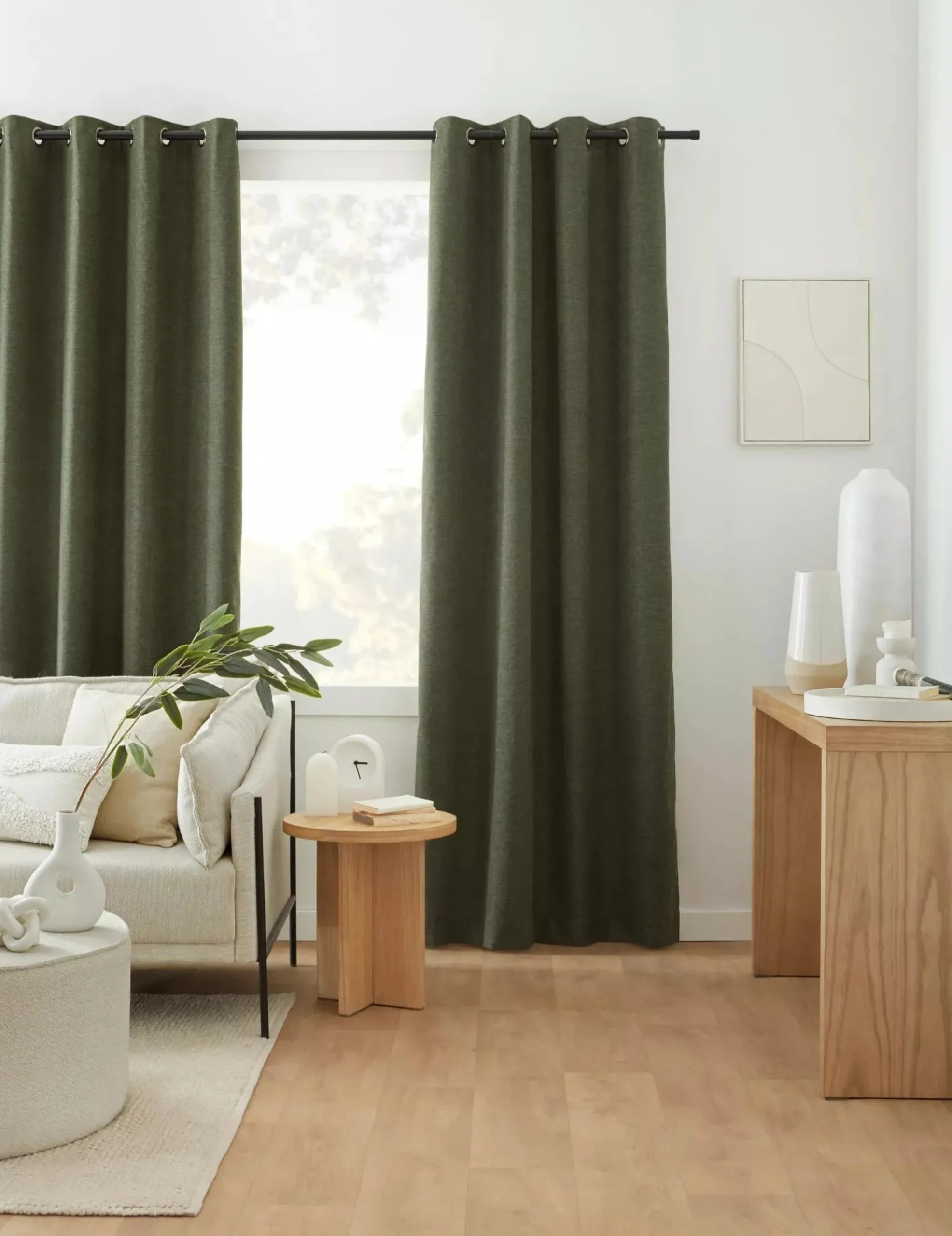Sale Bouclair Green Dion Blackout Curtain