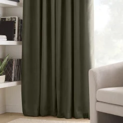 Discount Bouclair Green Emile Panel Curtain