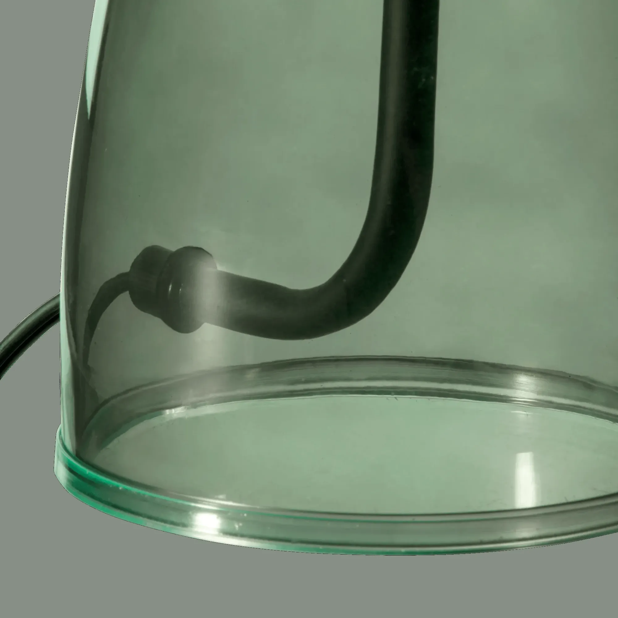 Online Bouclair Green Glass Mushroom Table Lamp