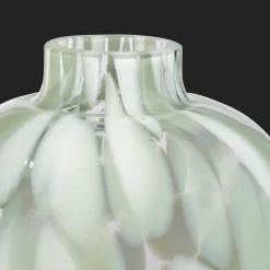 Clearance Bouclair Green Glass Table vase