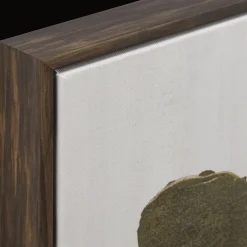 Hot Bouclair Green Leaves Framed Canvas