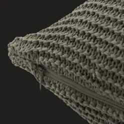 Clearance Bouclair Green Lonny Knit Throw Pillow