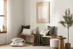 Online Bouclair Green Lonny Woven Throw