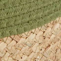 Outlet Bouclair Green Rope Basket