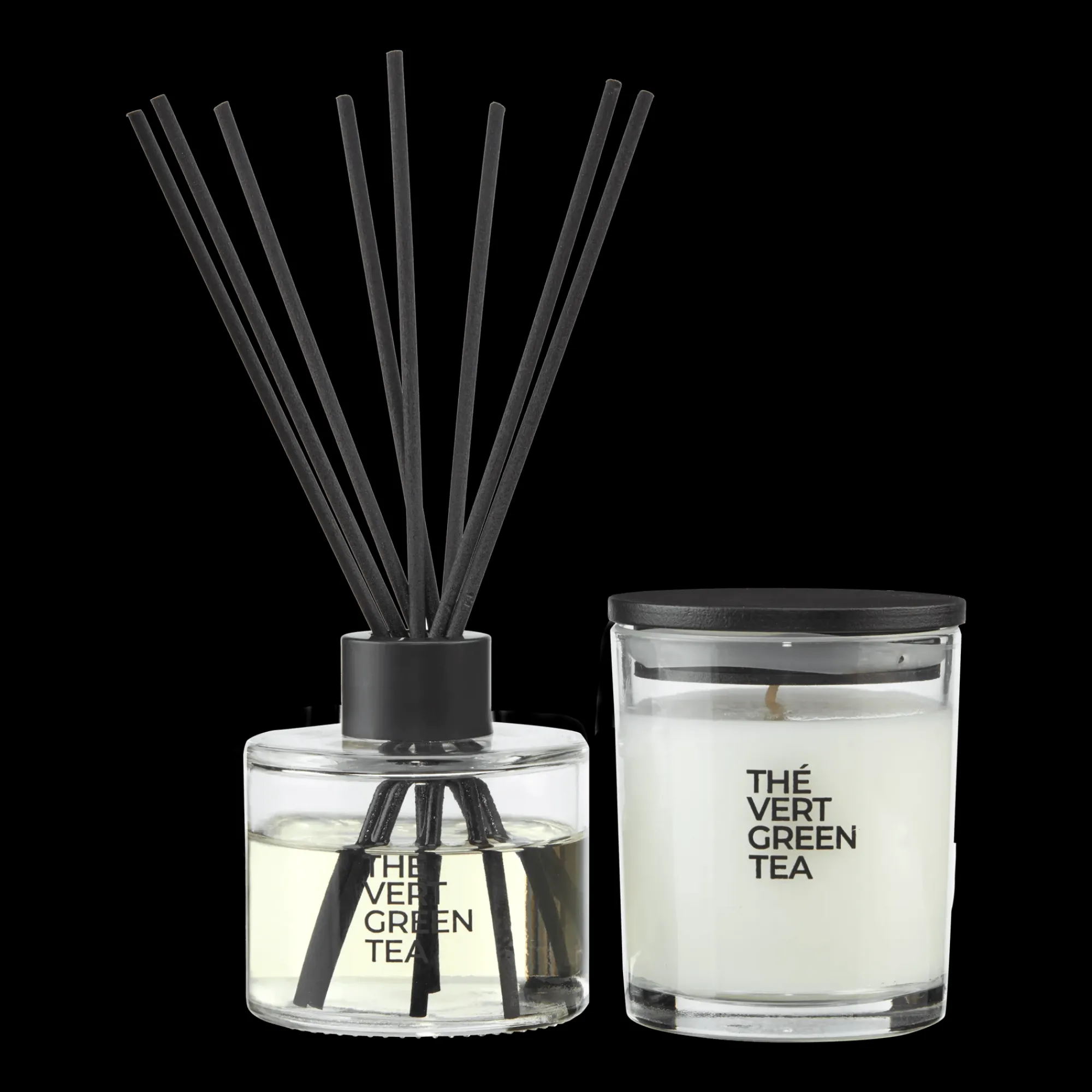 New Bouclair Green Tea Diffuser and Candle Set