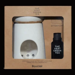 Outlet Bouclair Green Tea Oil Burner Gift Set