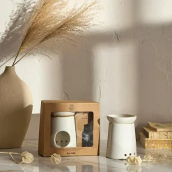 Outlet Bouclair Green Tea Oil Burner Gift Set