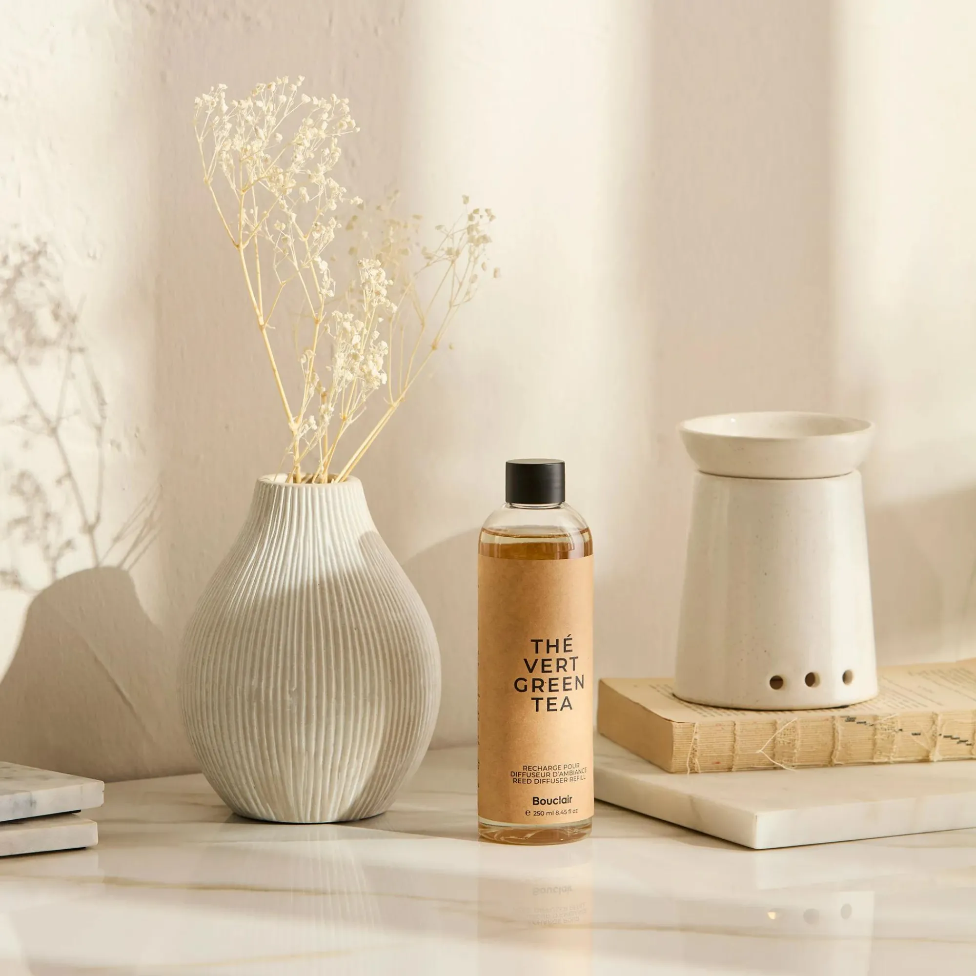 New Bouclair Green Tea Reed Diffuser Refill