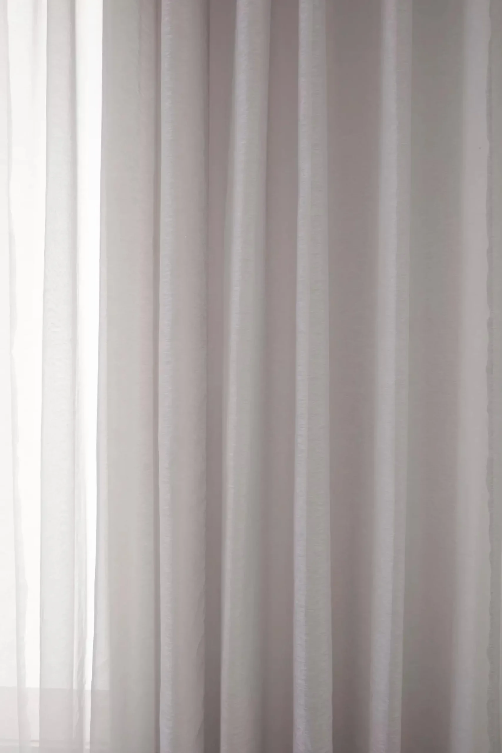 Bouclair Grey Kacha Sheer Curtain