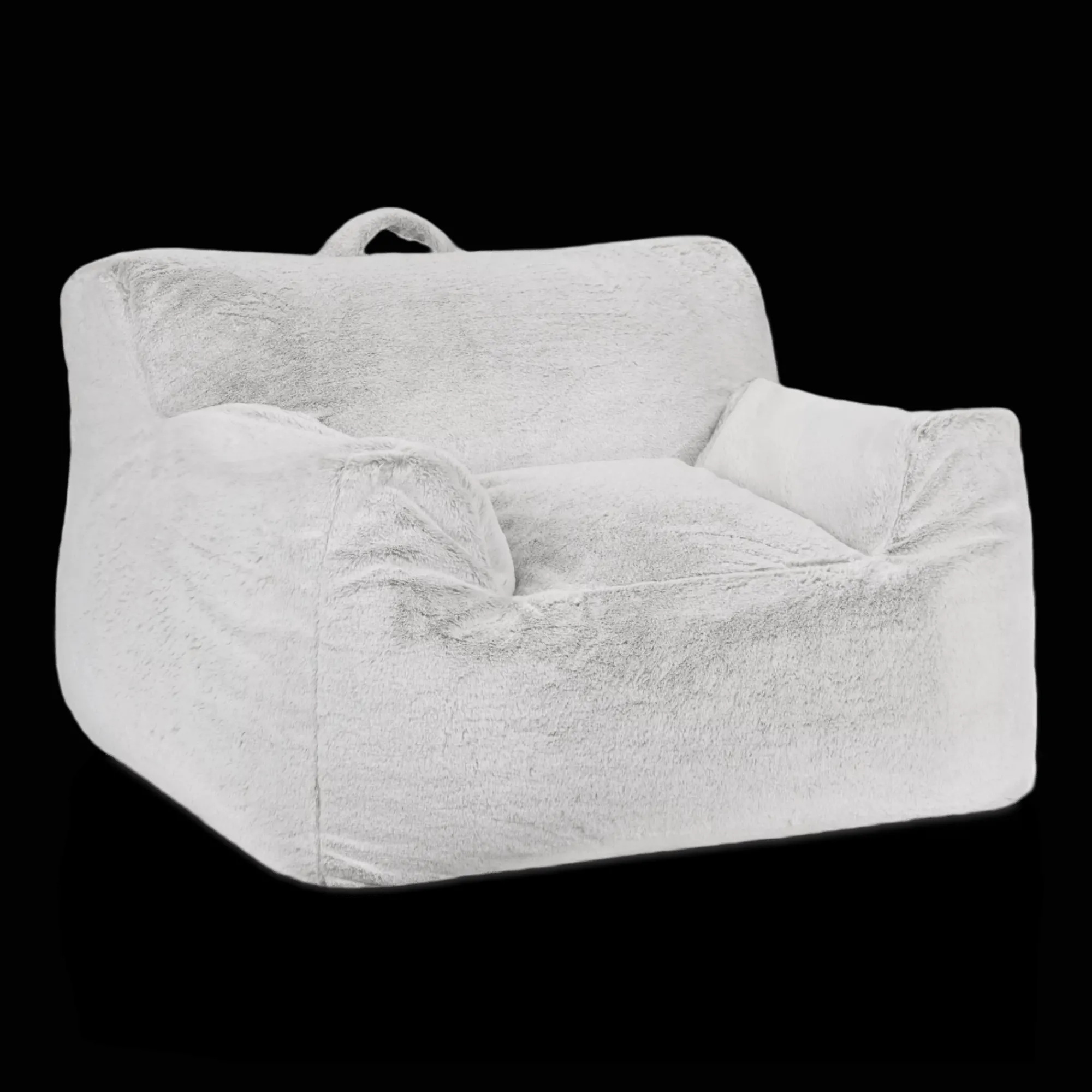 Outlet Bouclair Grey Kids Furry Lounge Chair