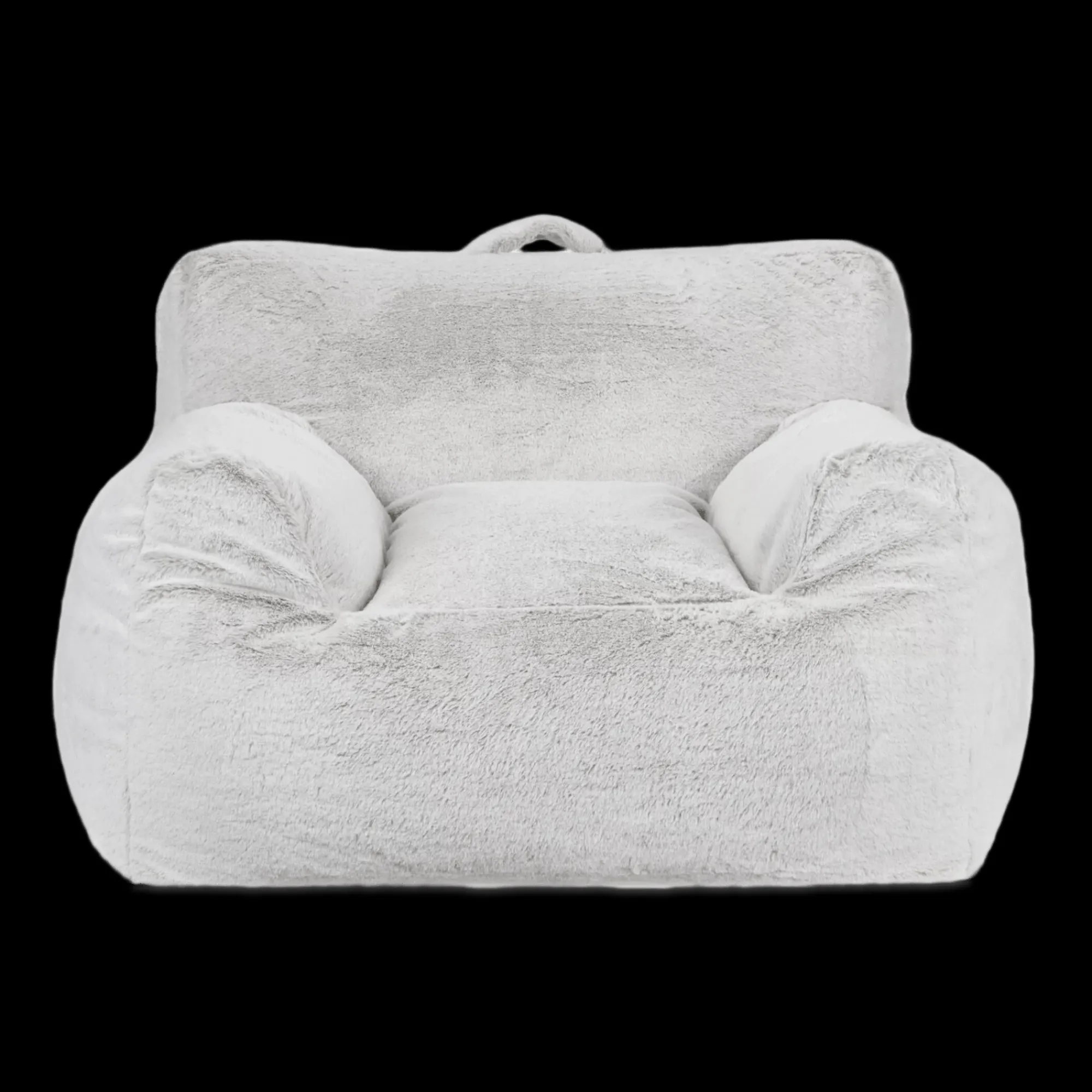 Outlet Bouclair Grey Kids Furry Lounge Chair