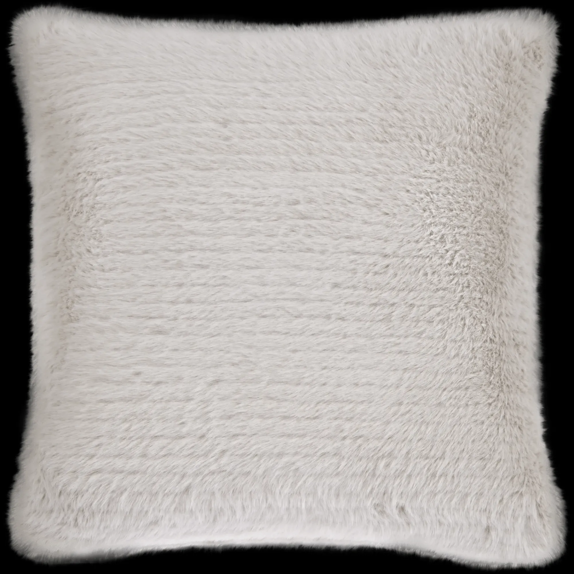 Hot Bouclair Grey Maddox Faux Fur Decorative Pillow