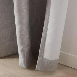 Bouclair Grey Mullins Blackout Back-Tab Curtain