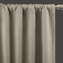 Best Bouclair Grey Ortega Blackout Back-Tab Curtain
