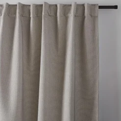 Best Bouclair Grey Ortega Blackout Back-Tab Curtain