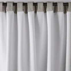 Best Bouclair Grey Ortega Blackout Back-Tab Curtain