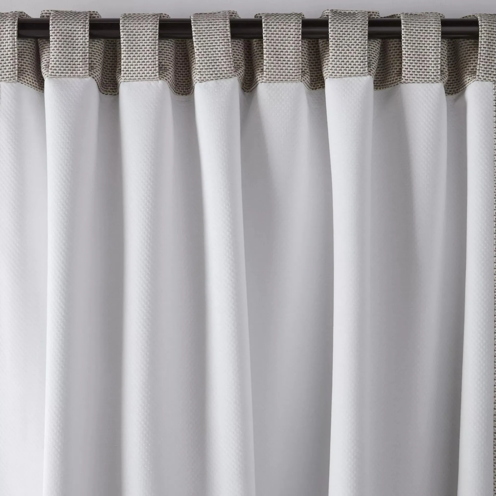 Best Bouclair Grey Ortega Blackout Back-Tab Curtain