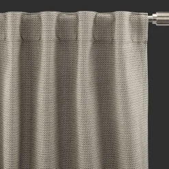 Best Bouclair Grey Ortega Blackout Back-Tab Curtain
