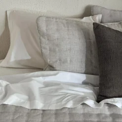 Clearance Bouclair Grey Quin Collection - 3-Piece Coverlet Set