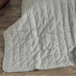 Clearance Bouclair Grey Quin Collection - 3-Piece Coverlet Set