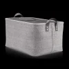 Outlet Bouclair Grey Storage Basket with Handles