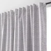 Bouclair Grey Toulouse Blackout Curtain with Hidden Backtab