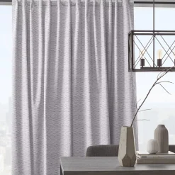 Bouclair Grey Toulouse Blackout Curtain with Hidden Backtab