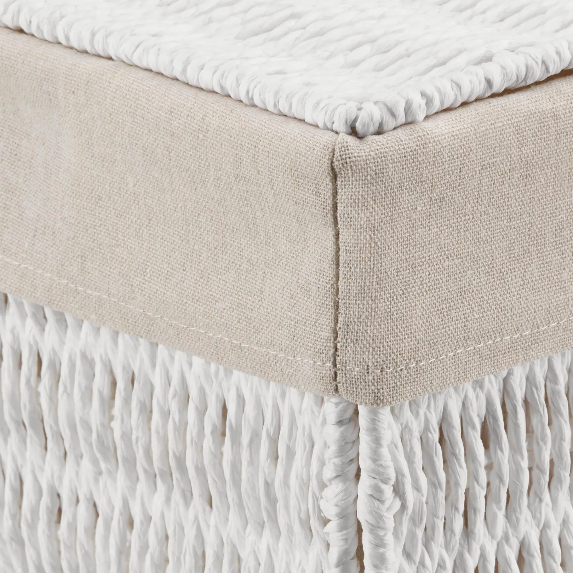 Sale Bouclair Hamper With Linen Liner