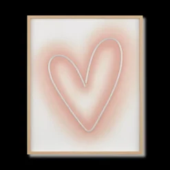 Outlet Bouclair Heart Neon Light Wall Decor