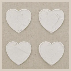 Discount Bouclair Hearts on Linen Canvas