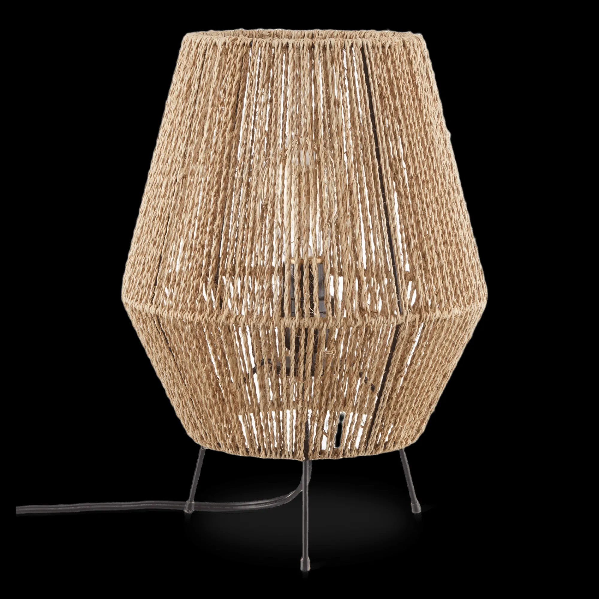 Outlet Bouclair Hemp Rope Table Lamp