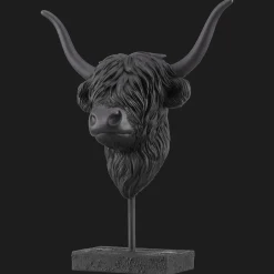 Hot Bouclair Highland Cow Statue
