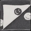 Clearance Bouclair Hokke Happy Face Reversible Throw