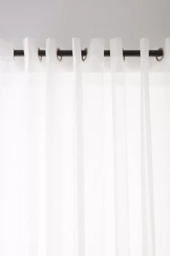 New Bouclair Ivory Kacha Sheer Curtain