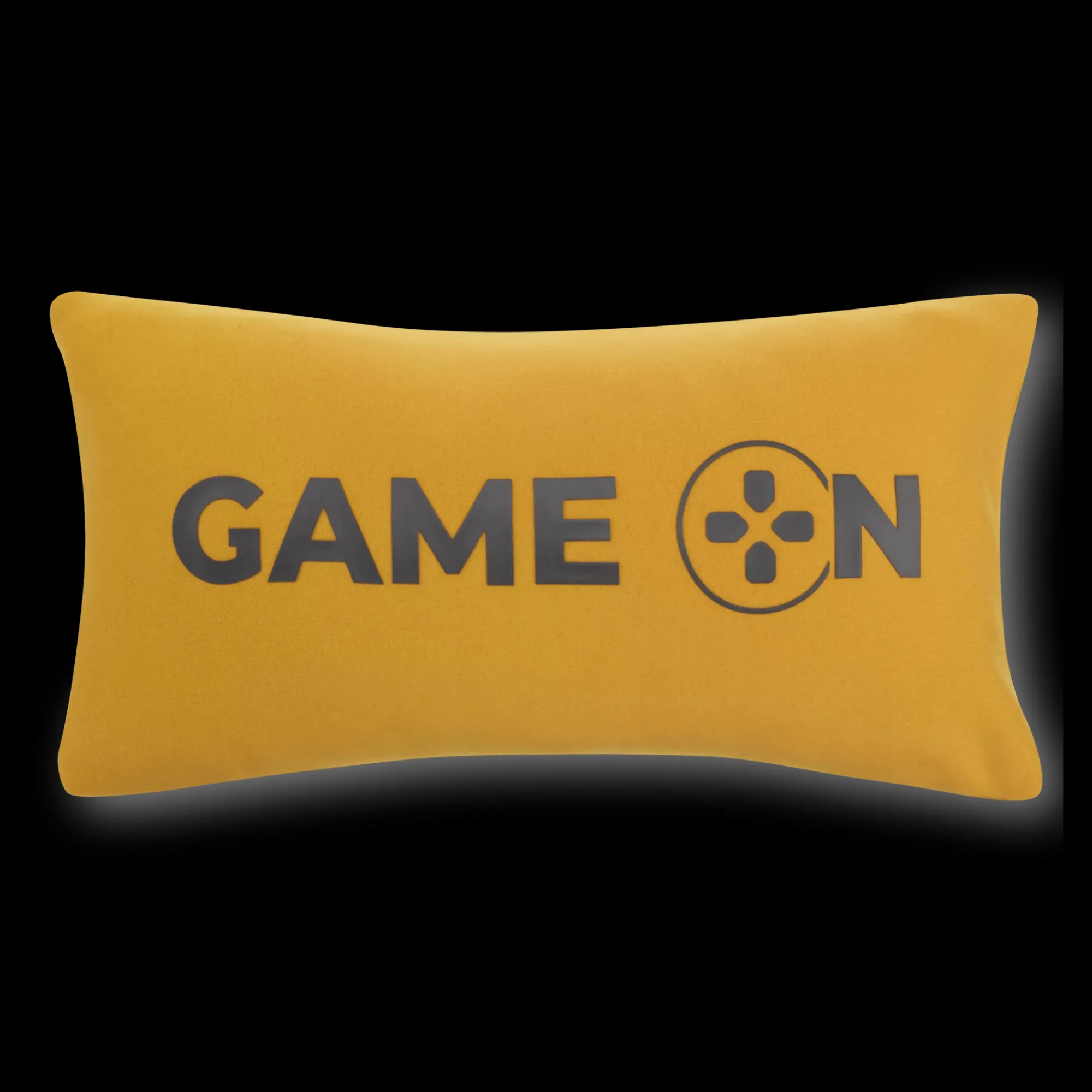 Online Bouclair Jaron Game On Mustard Lumbar Throw Pillow