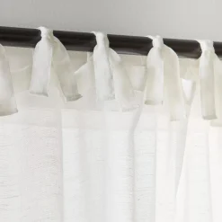 New Bouclair Jessica Tie Top Sheer Curtain