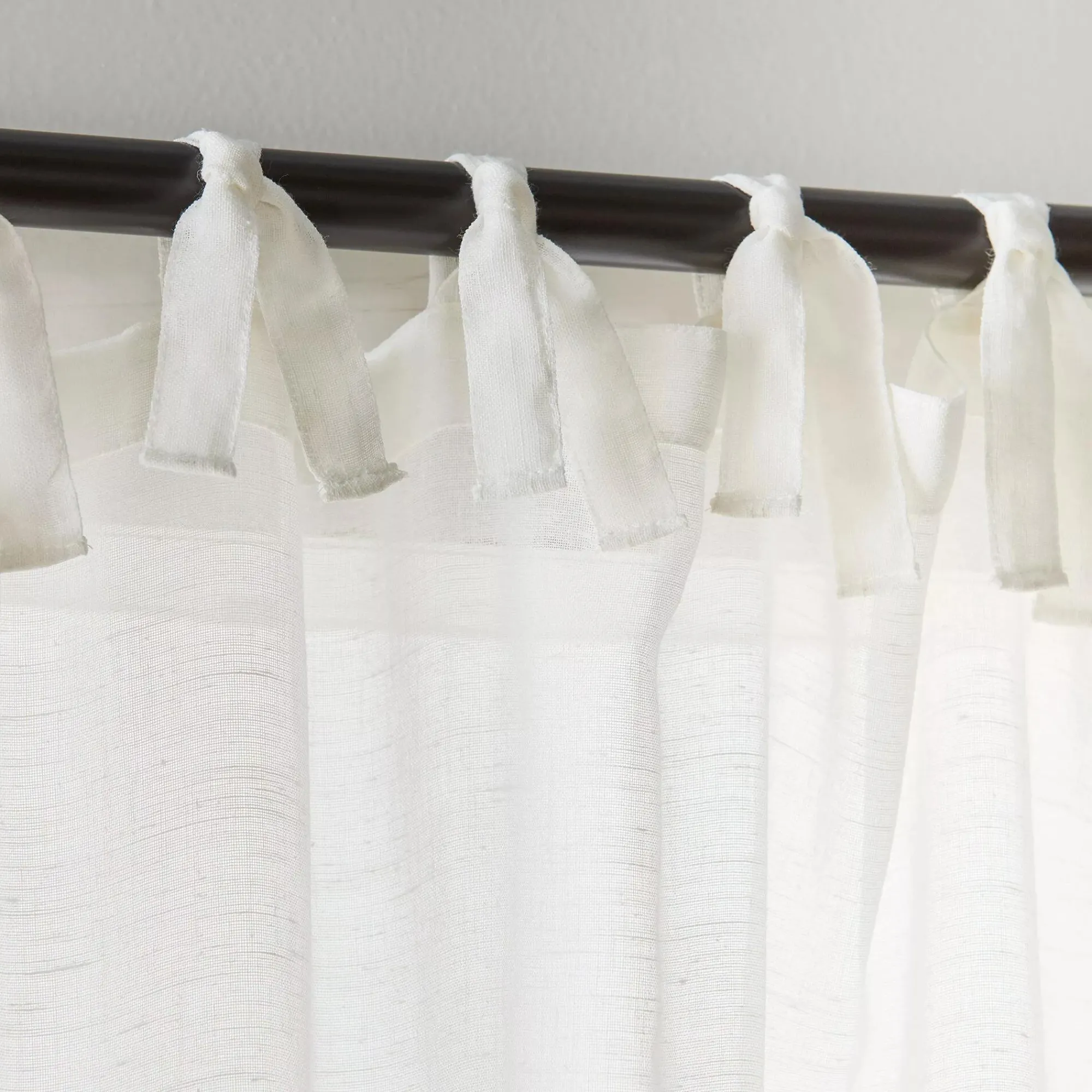 New Bouclair Jessica Tie Top Sheer Curtain